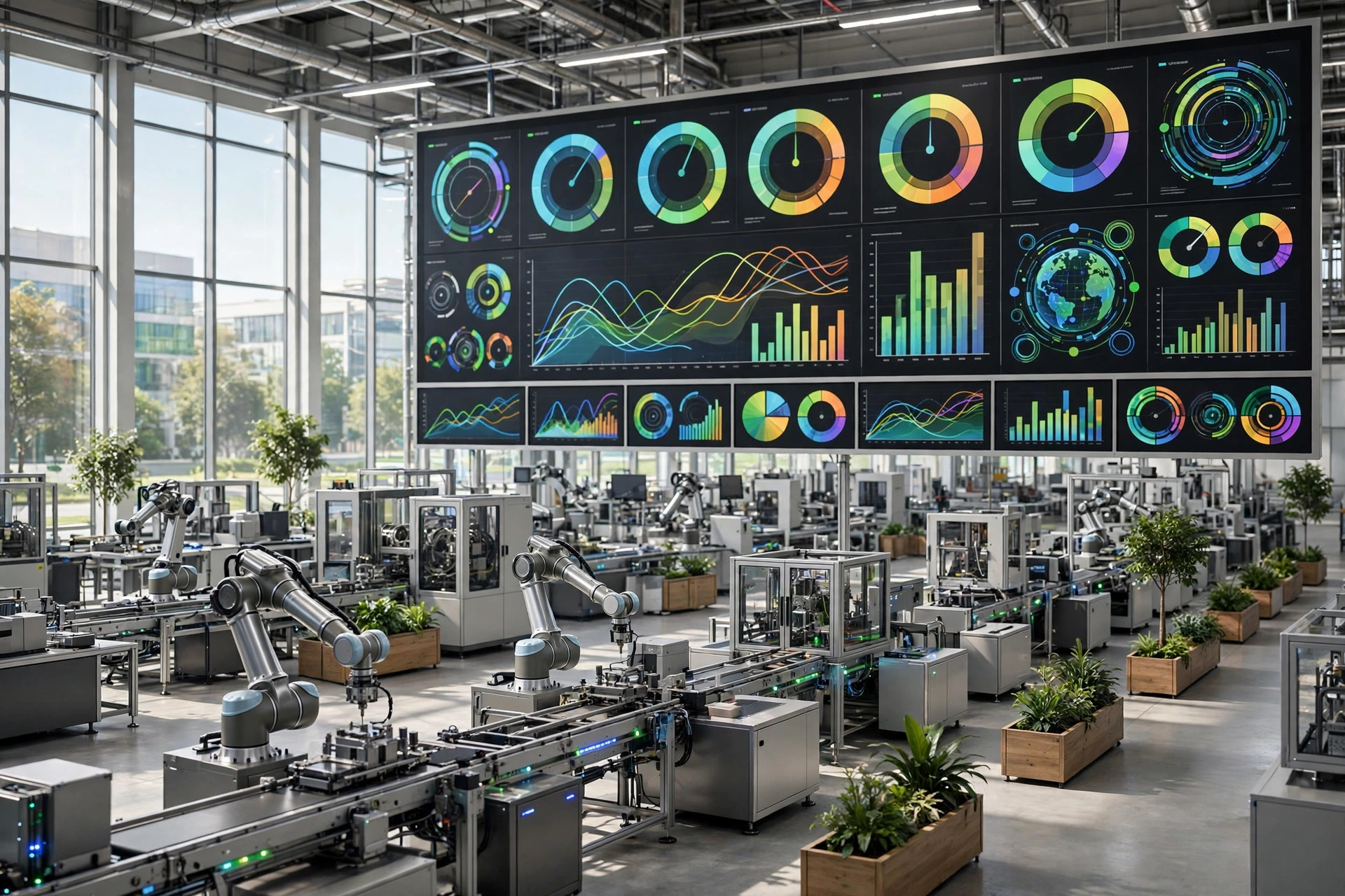 Smart factory with IFDCS monitoring dashboard